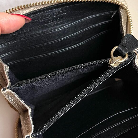 Jimmy Choo Studded Small Zippy Wallet - Picture 12 of 13
